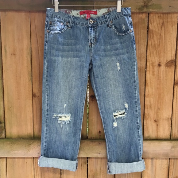 armor Denim - EUC Armor Distressed Boyfriend Blue Jeans